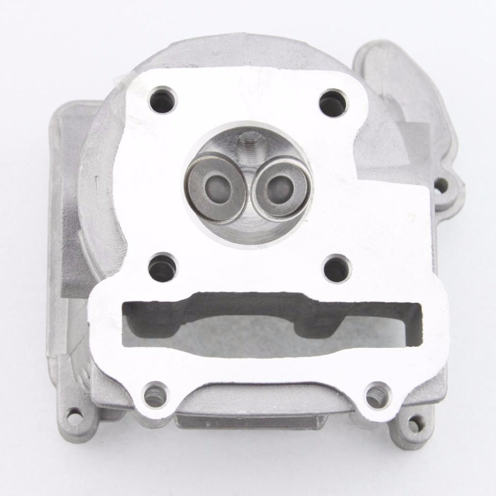GOOFIT Cylinder Head with Valve Replacement for 4 Stroke GY6 49cc 50cc Scooter Moped 139QMA 139QMB Engine Part