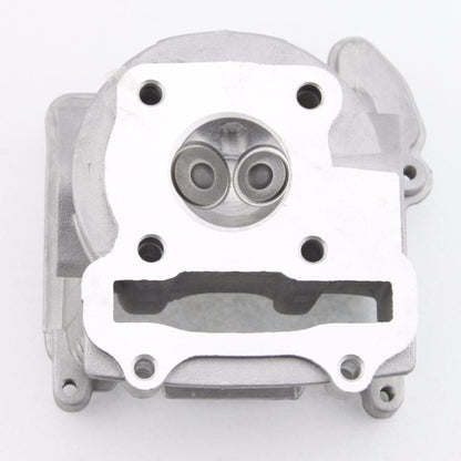 GOOFIT Cylinder Head with Valve Replacement for 4 Stroke GY6 49cc 50cc Scooter Moped 139QMA 139QMB Engine Part