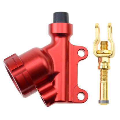 GOOFIT 41mm Blue Rear Foot Brake Master Cylinder Hydraulic Brake Pump Replacement For Dirt Bike Pit Qua ATV