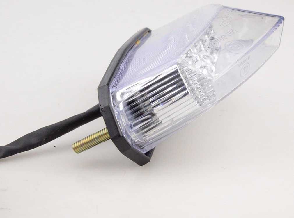 GOOFIT Plastic Red/White Tail light Brake Rear Light Turn Signal Indicator Lamp Bulb Backup Light Replacement For ATV Scooter Bike