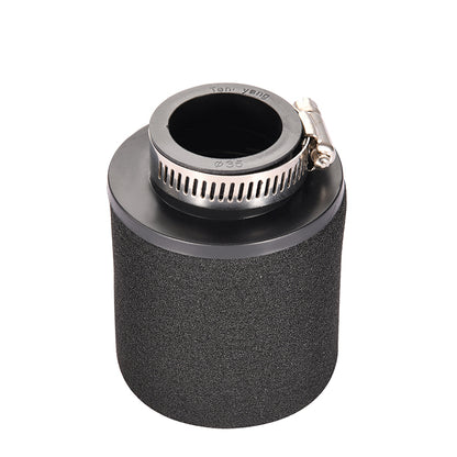 GOOFIT 35mm Straight Mouth Black Sponge Air Filter Replacement for ATV Quad Dirt Pit Bike Go Kart