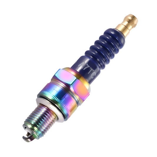 GOOFIT A7TC High Performance Motorcycle Spark Plug Replacement For 50cc 70cc 90cc 110cc ATV 150 Ignition Plug Moped Go Kart Scooter
