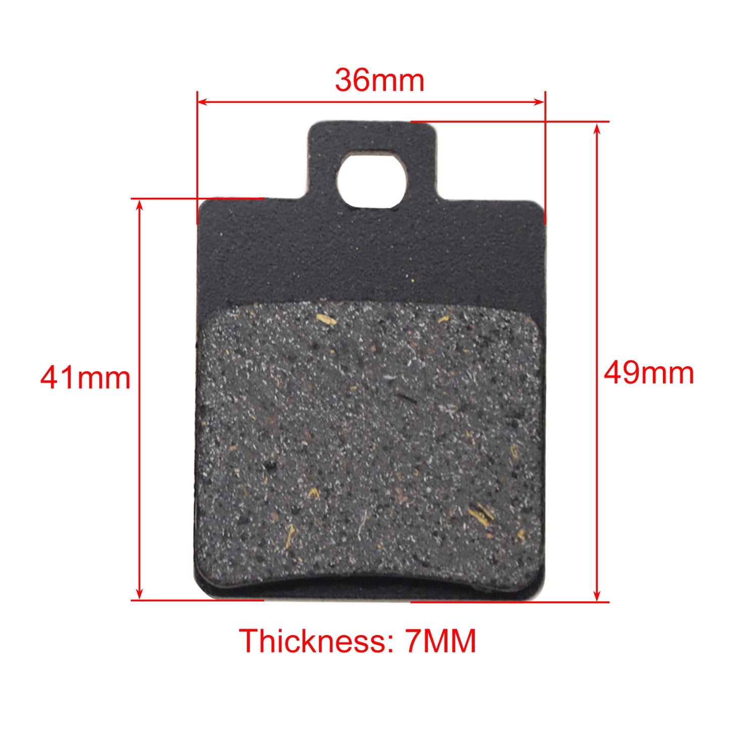 GOOFIT Rear Foot Disc Brake Master Cylinder Assembly With Brake Pads Replacement For 110cc 125cc 150cc 200cc 250cc ATV Quad Dune Buggy