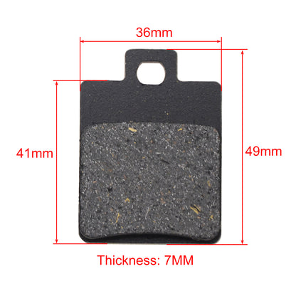GOOFIT Rear Foot Disc Brake Master Cylinder Assembly With Brake Pads Replacement For 110cc 125cc 150cc 200cc 250cc ATV Quad Dune Buggy