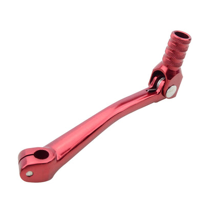 GOOFIT RED Motorcycle CNC Aluminum Folding Gear Shift Lever Fit 110cc Dirt Bike Pit Bikes Gear Lever Replacement for Most of Motorcycle ATV Dirt Pit B