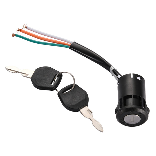 GOOFIT Key Ignition Switch 3 wires Replacement For Motorcycles Dirtbike ATV Quad Go Kart