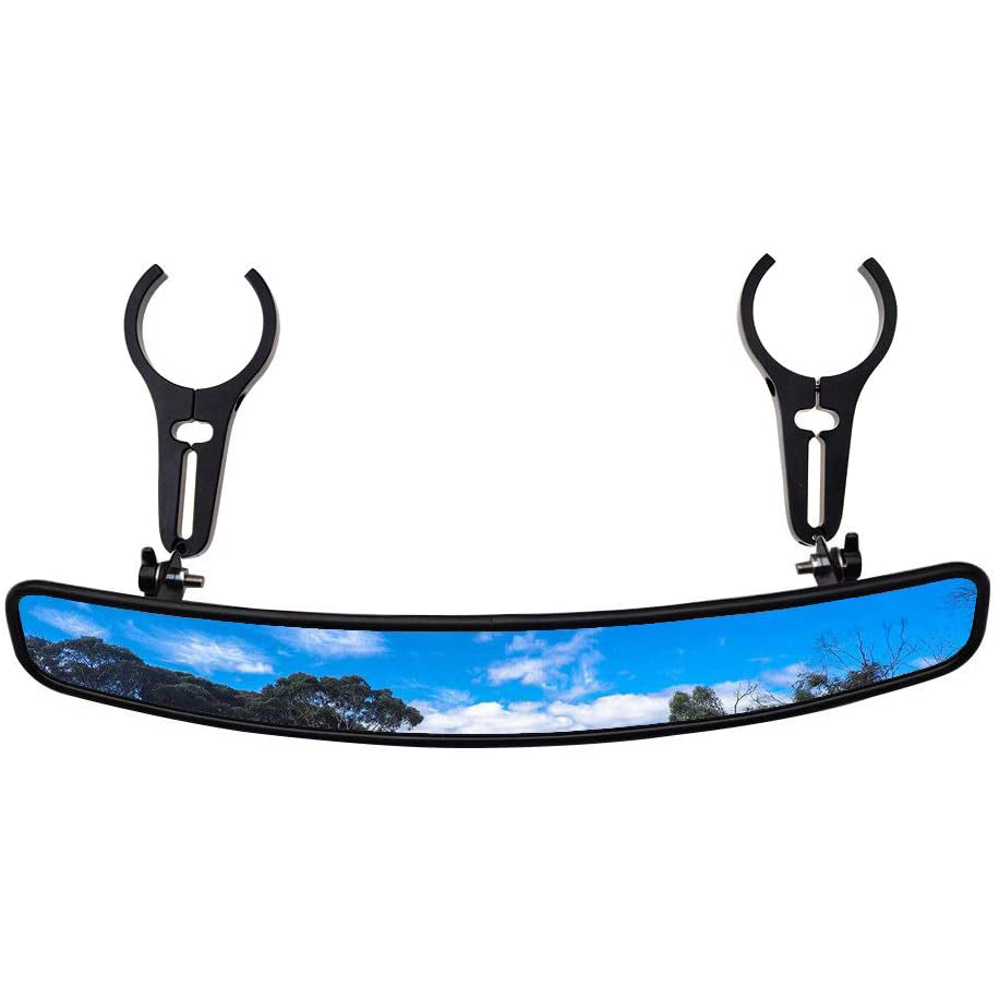 GOOFIT Rearview Mirror Moto Handlebar 50mm with Adapter Replacement For RZR 800 1000 S 900 XP 1000 Talon Off-Road Motocross Black