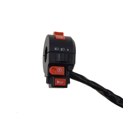 GOOFIT 7/8" 22mm Handlebar 4 Function 9 Pin Right Start Switch with Horn Button Replacement for 50cc 70 cc 90cc 110cc 125cc 150cc 200cc 250cc Chinese