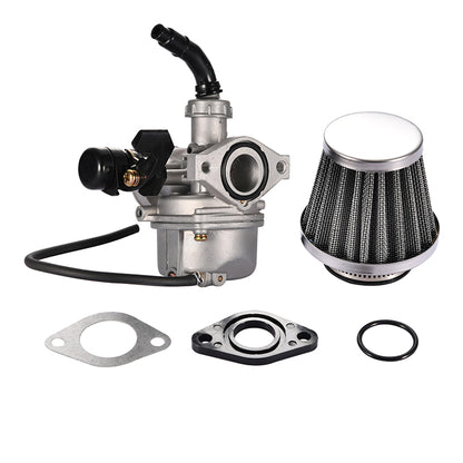 GOOFIT PZ19 Carburetor with Air Filter Replacement For Kazuma Taotao Baja Roketa SUNL Honda XR/CRF 50cc 70cc 90cc 110cc 125cc ATV Dirt Pit Bike Go Kar