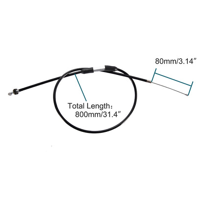 GOOFIT 31.49" Motorcycle Throttle Cable Shifter with Adjuster Replacement For 50cc 70cc 90cc 110cc 125cc China Moped Scooter Chinese Scooter ATV Quad