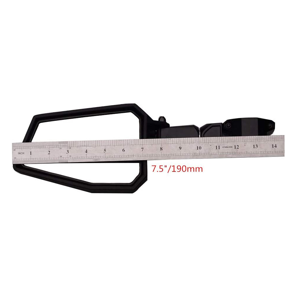GOOFIT Rearview Mirror Motorcycle Handlebar 44mm 2 Pieces Replacement For UTV SxS RZR ATV Quad Bike Black