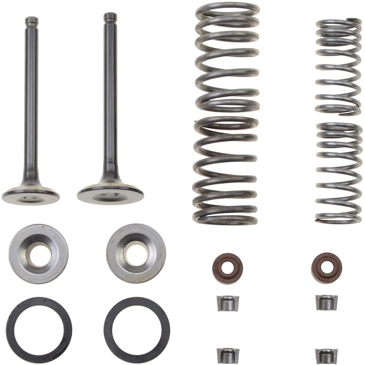 GOOFIT Cylinder Head 66mm Valve Assembly Replacement for 70cc 90cc 110cc Taotao Roketa Sunl Chinese Mini ATV Quad Horizontal Engine Pocket Dirt Bike