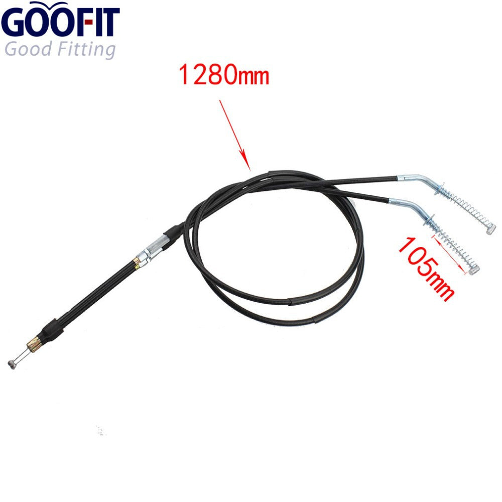 GOOFIT 50.39" Drum Brake Cable Set Replacement For 50cc 70cc 90cc 110cc 125cc ATV