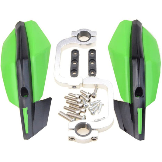 GOOFIT 7/8" 22MM Handguard Motocross Handlebar Hand Brush Guards Protector for Motocross Dirt Bike ATV Off Road Green