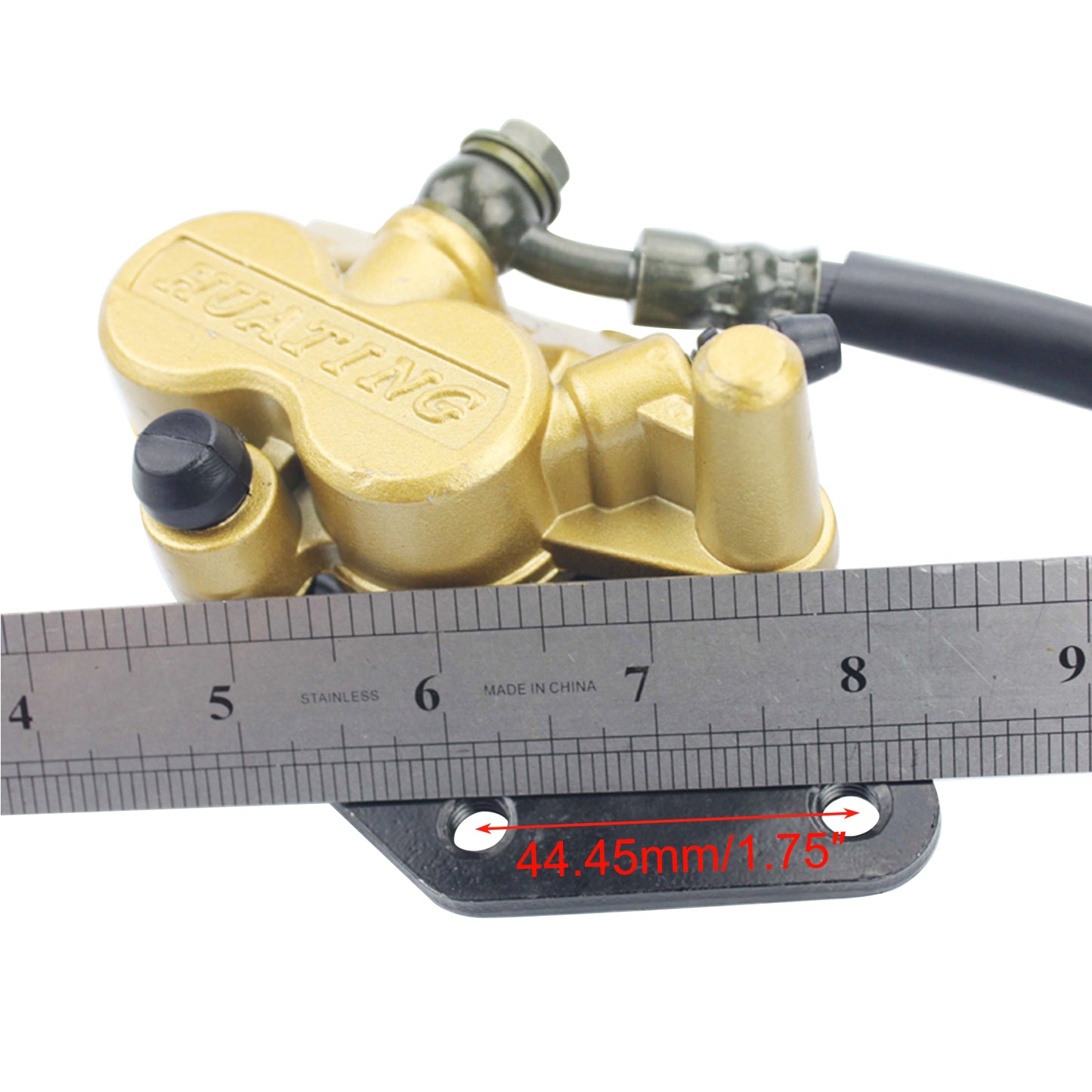 GOOFIT Rear Foot Disc Brake Master Cylinder Assembly With Brake Pads Replacement For 50cc 70cc 90cc 110cc 125cc ATV Dirt Bike
