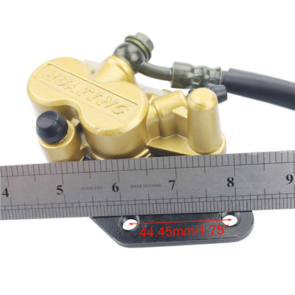GOOFIT Rear Foot Disc Brake Master Cylinder Assembly With Brake Pads Replacement For 50cc 70cc 90cc 110cc 125cc ATV Dirt Bike