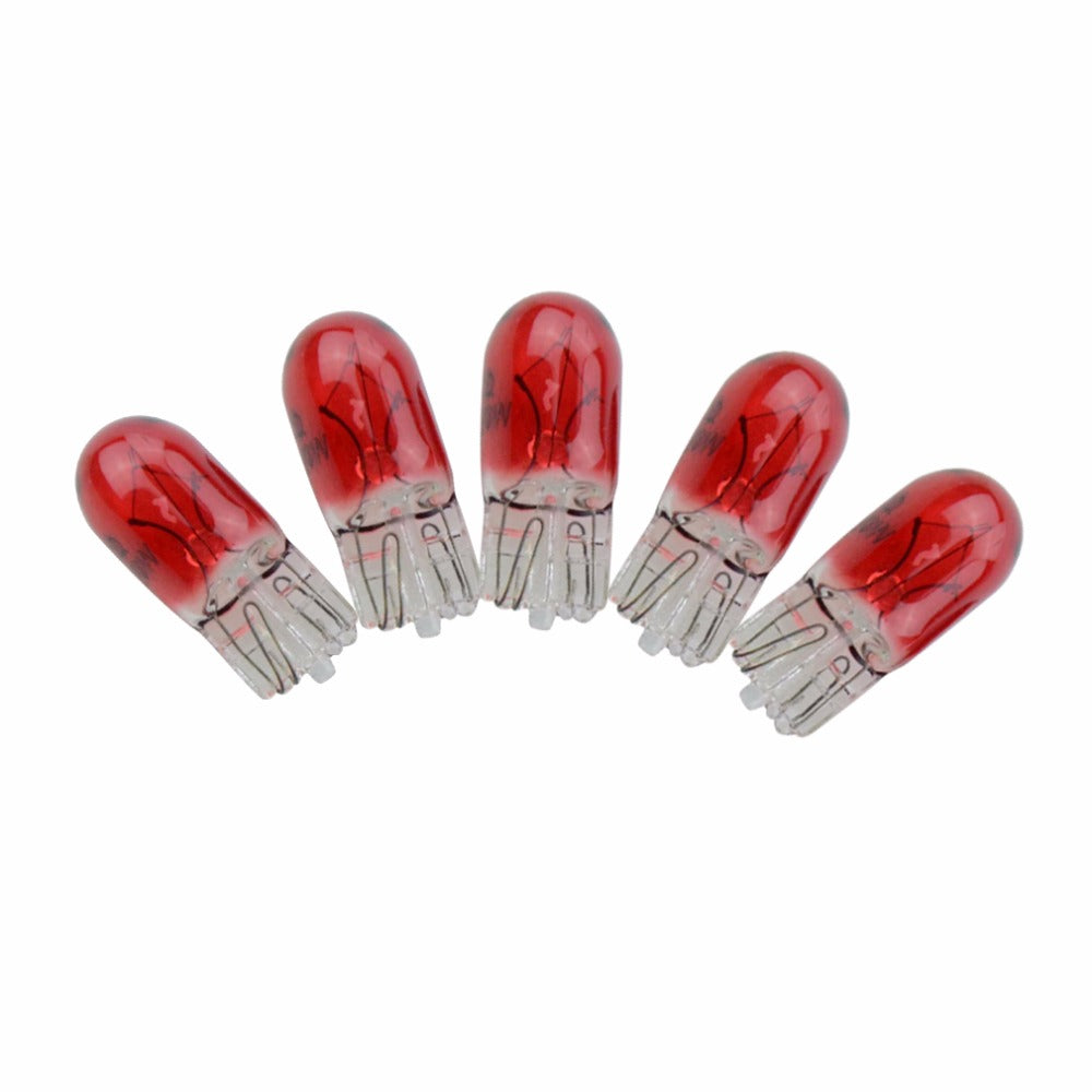 GOOFIT 5pcs Instrument Bulbs Socket of 12v 5w Replacement For ATV