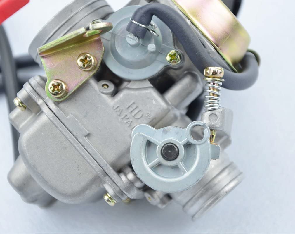 GOOFIT PD24J 24mm Carburetor with Intake Manifold Pipe Replacement For GY6 125cc 150cc ATV Scooter
