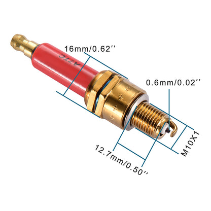 GOOFIT A7TC Liu M.W Iridium Power Spark Plug Red Replacement For ATV Scooter