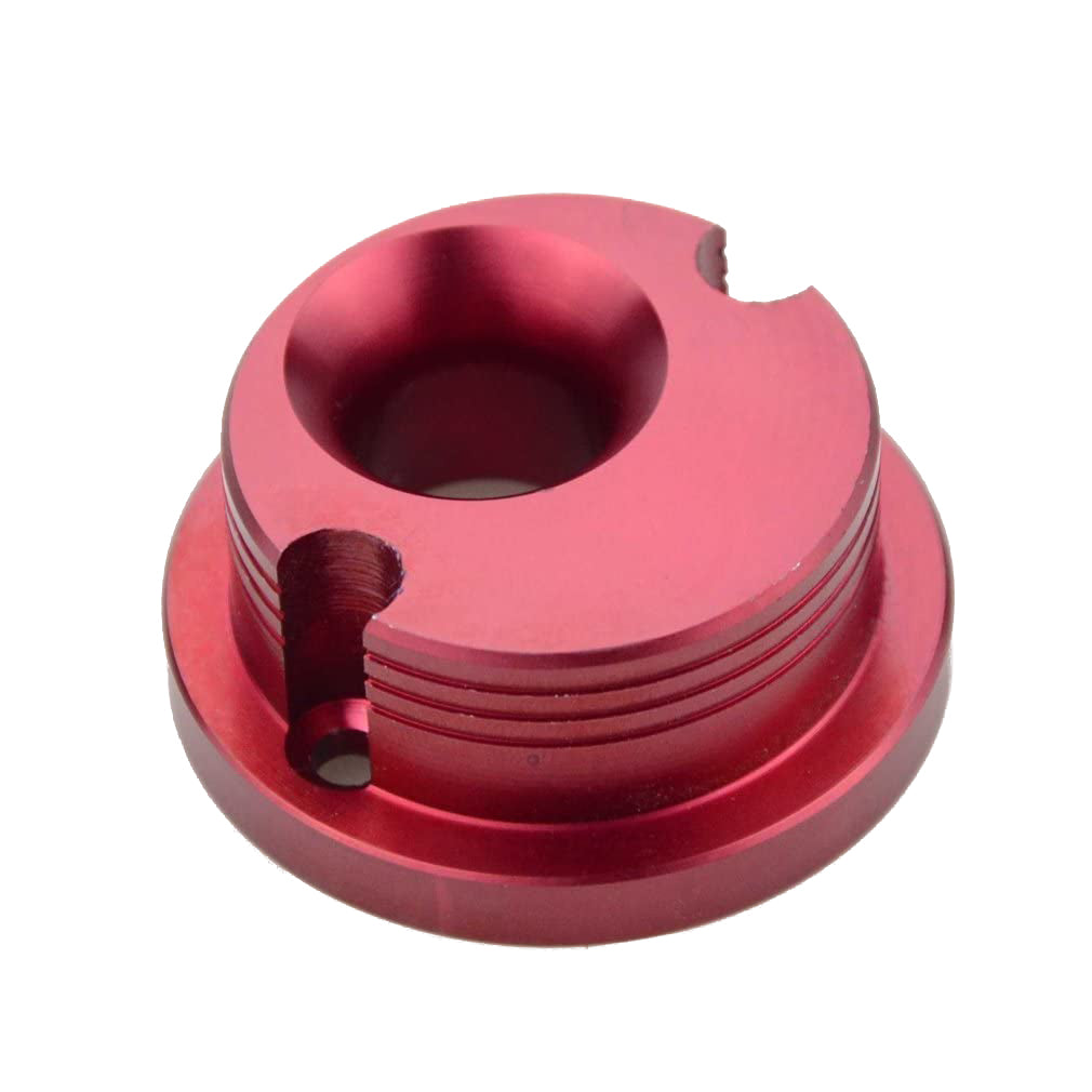 GOOFIT Aluminum Base of Air Filter Replacement For 2 stroke 47cc 49cc Pocket Bike Red