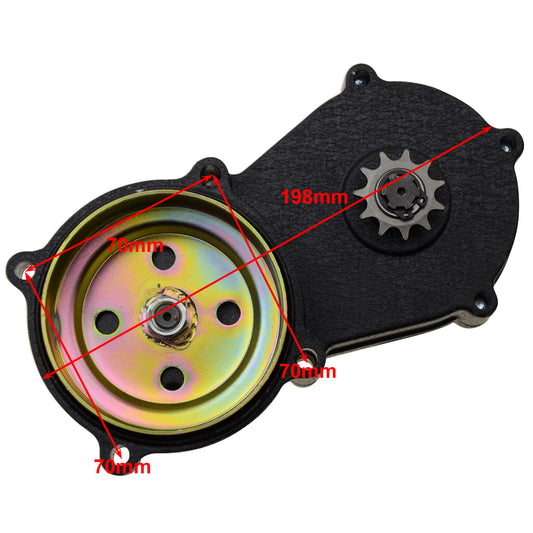 GOOFIT Leah Type Transmission 11 Teeth Double Chain Gearbox Replacement for 47cc 49cc Pocket Bicycle Mini ATV Scooter