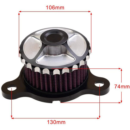 GOOFIT Motorcycle Air Cleaner Kit Replacement for Sportster XL883 XL1200 48 from 2004 to 2014
