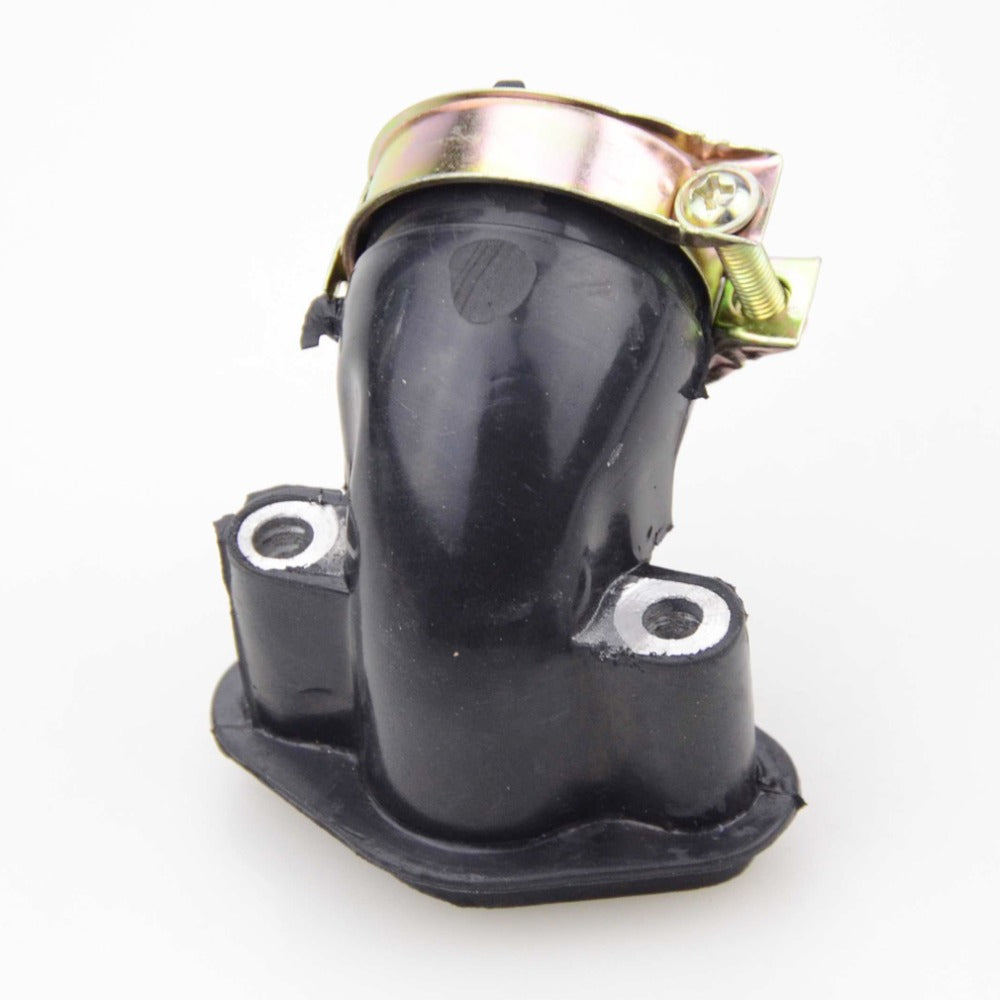 GOOFIT 90 Degree Bent Intake Manifold Pipe Replacement for GY6 49cc 50cc ATV Scooter Moped