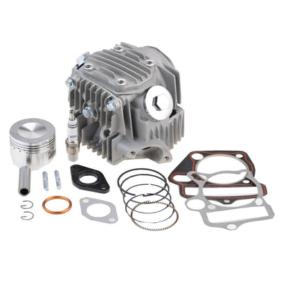 GOOFIT 52.4mm Cylinder Head Piston rings Gasket Spark plug Replacement for 4 Stroke Taotao 110cc ATV Scooter Dirt Bike Motorcycle Engine ATV