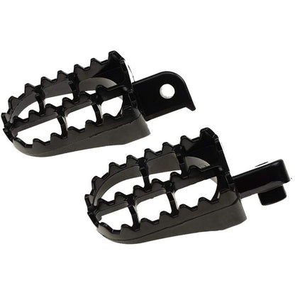 GOOFIT 8mm Foot Pegs Aluminium Foot Rest Replacement For 50cc 70cc 90cc 110cc 125cc Taotao Dirtbike Black Motocross MX Foot Pegs-PW50 PW80 TTR90