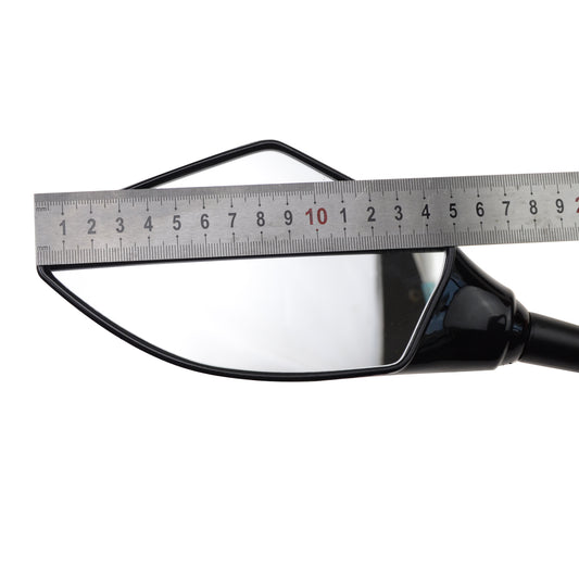 GOOFIT QC-M1085 Bright Black Rearview Mirror Replacement for CBR600RR 2003-2008 CBR1000RR 2004-2008
