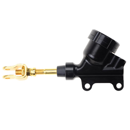 GOOFIT 41mm Black Rear Foot Brake Master Cylinder Hydraulic Brake Pump Replacement For Dirt Bike Pit Qua ATV