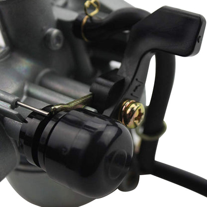 GOOFIT PZ19 19mm Zinc Carburetor with Hand Choke Lever Replacement For 110cc ATV Dirt Bike Go Kart