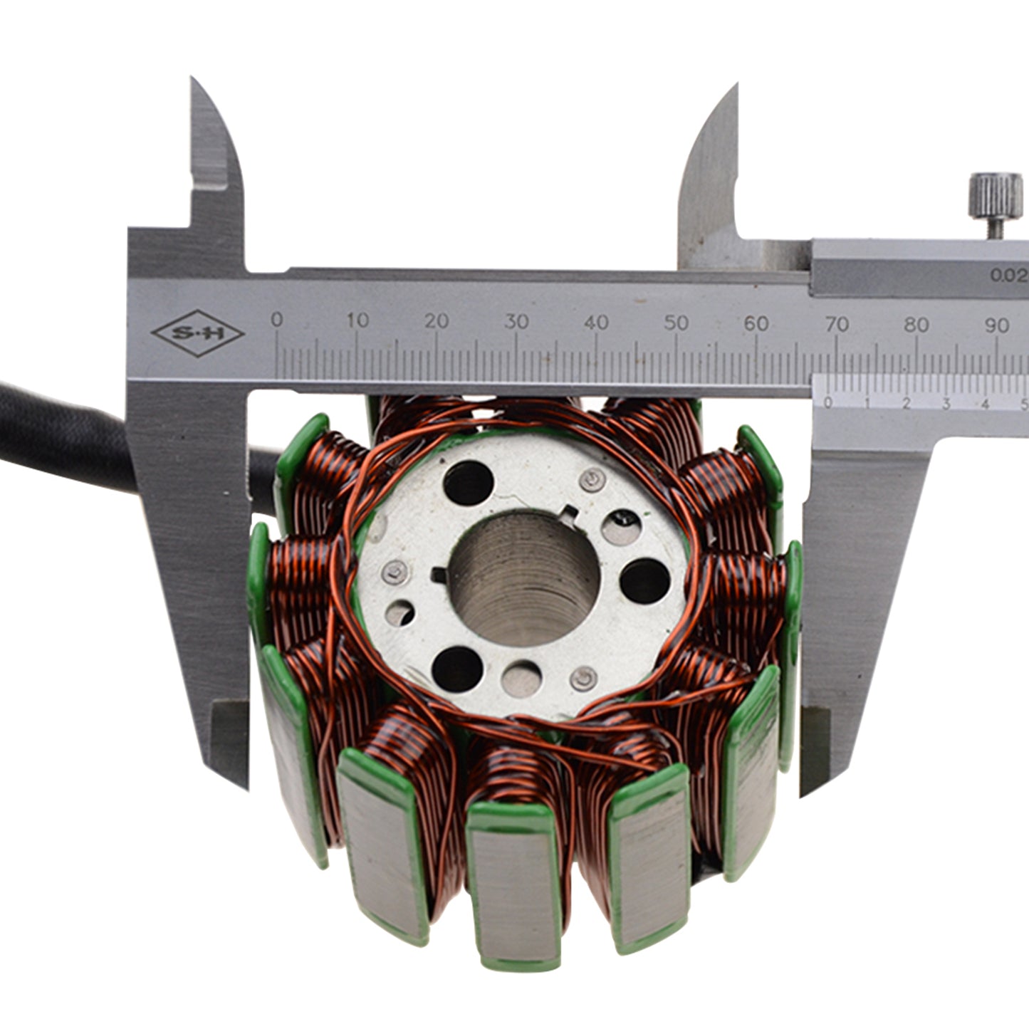 GOOFIT 18 Coil 3 Wire Magneto Stator Coil Ignition Generator Replacement For  YZF R1 2004-2008