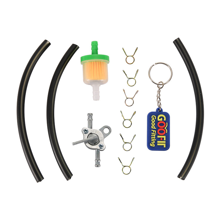 GOOFIT Fuel Hose Oil Filter Petrol Switch Replacement For 50cc 110cc 125cc 150cc 250cc ATV Pit Dirt Bike Green
