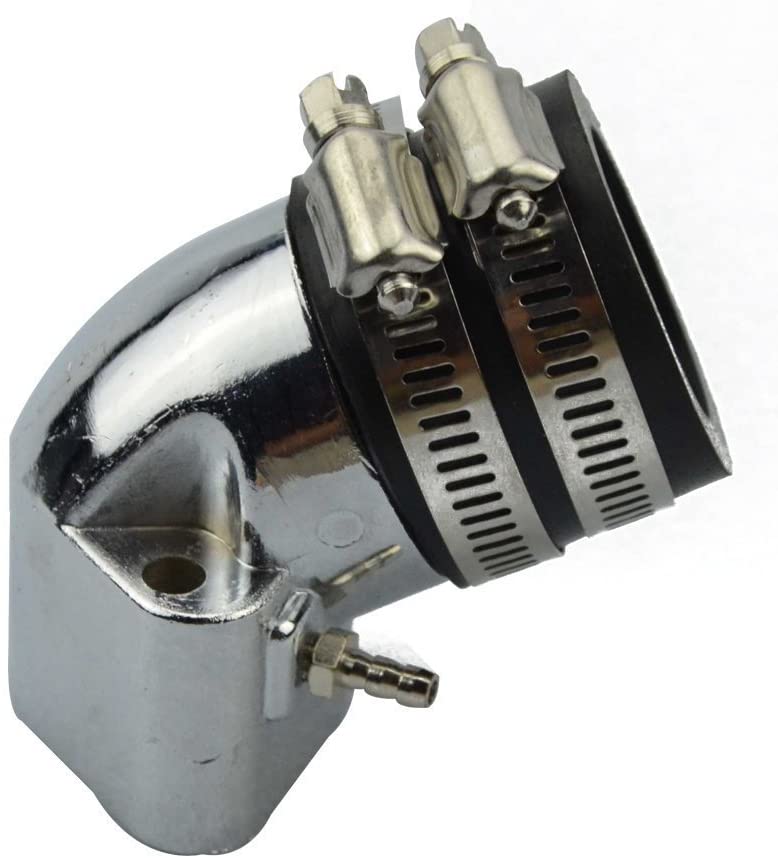 GOOFIT PD24J 24mm Carburetor with Intake Manifold Pipe Replacement For GY6 125cc 150cc ATV Scooter