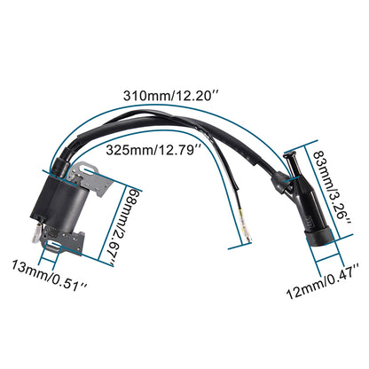 GOOFIT Ignition Coil Engine Replacement for GX120 GX140 GX160 GX168 4HP 5.5HP 6.5HP Generator Lawn Mower Tractor Rototiller Water Pump Go Kart
