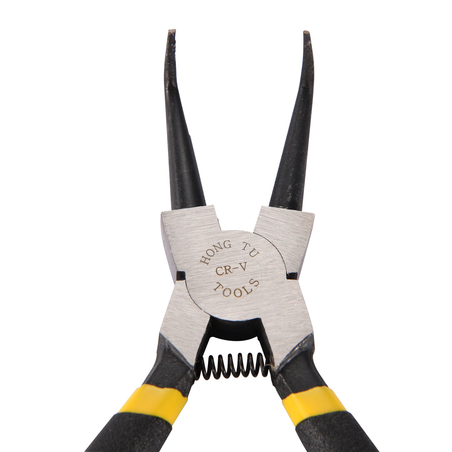 GOOFIT K-06 Hand Tool 90 Degree Tip Yellow Grips Internal Bent Circlip Plier Replacement For Moto ATV Quad Pit Dirt Bike Buggy Go Kart