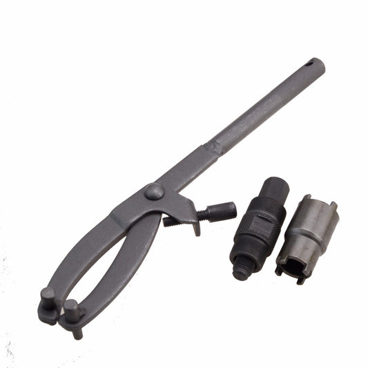 GOOFIT 3 Pcs Set Stator Removal Kit Clutch Tool Double-head Repair Tools Magneto Pull Code 24mm/27mm Holder Replacement For Chinese Scooter Parts Pit
