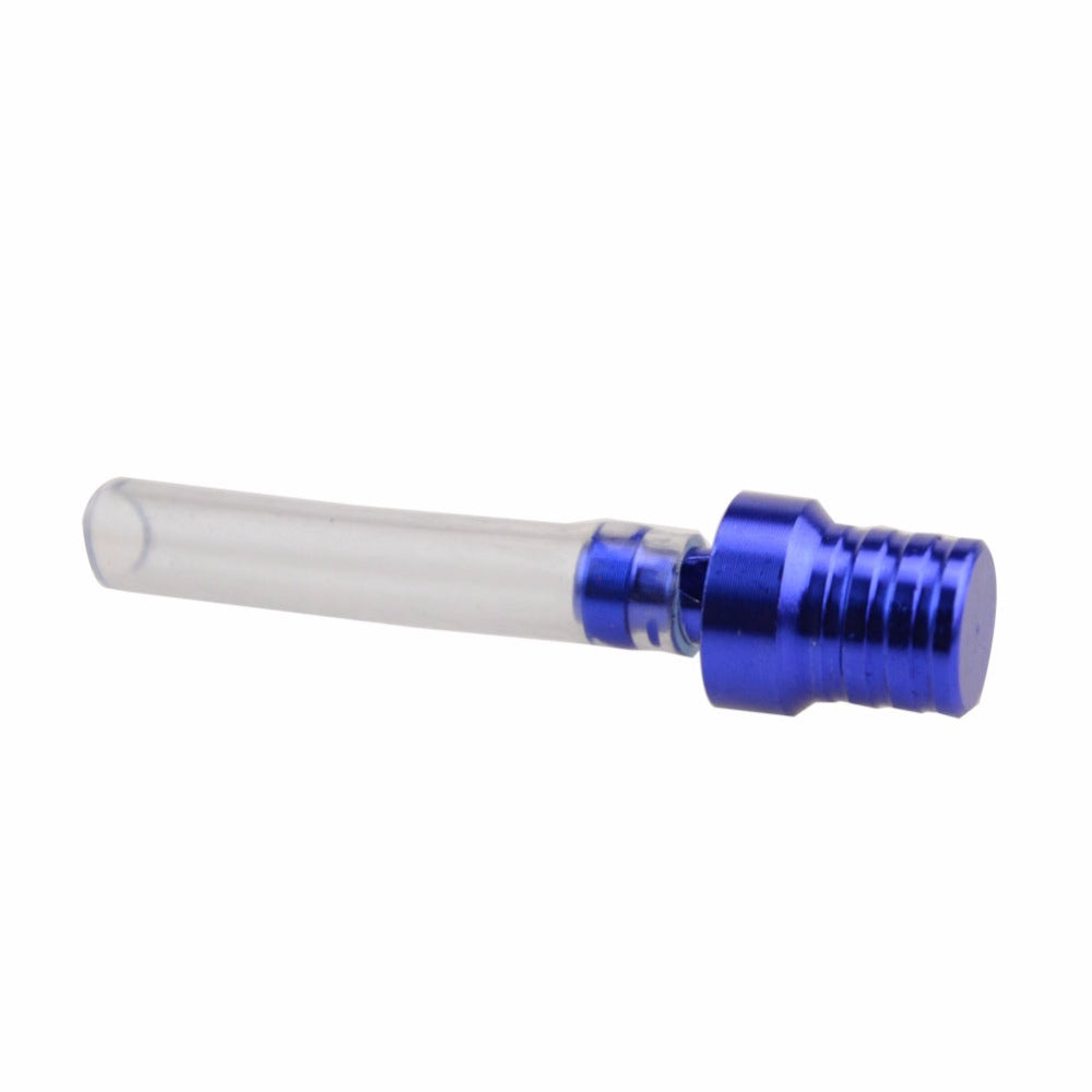 GOOFIT 10p/set 5 color moto Gas Fuel Petrol Tank Cap Valve Vent Breather Hose Tube For ATV PIT Dirt Bike Pipe Motorcycle (Blue)