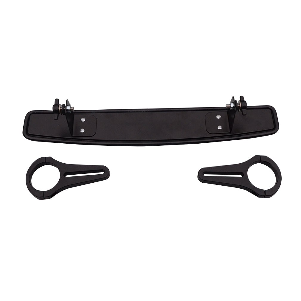 GOOFIT 15" Wide Rear View Center Mirror Convex Design with 1.75" Clamp & Rubber Gasket For UTV Ranger RZR 570 800 900 1000 XP ATV Talon Black