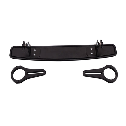GOOFIT 15" Wide Rear View Center Mirror Convex Design with 1.75" Clamp & Rubber Gasket For UTV Ranger RZR 570 800 900 1000 XP ATV Talon Black
