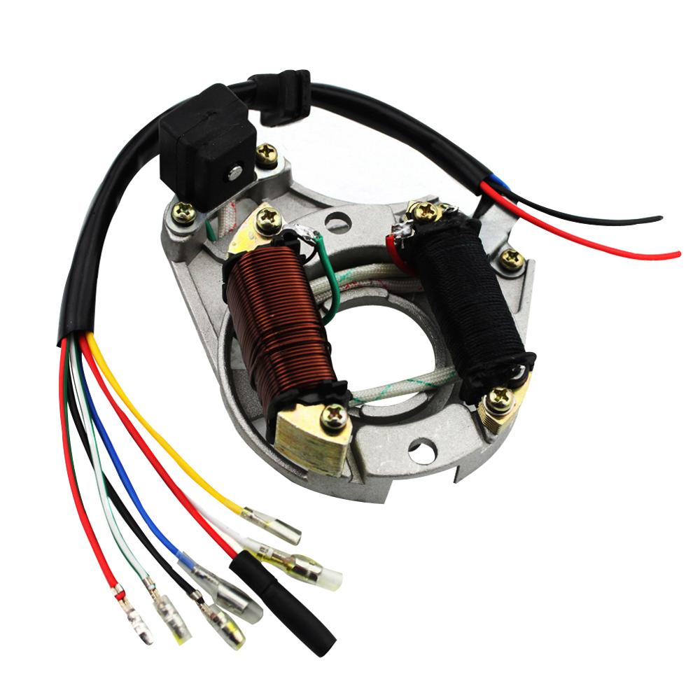GOOFIT Ignition Rebuild Kit Replacement for 50cc 70cc 90cc 110cc 125cc ATV Stator CDI Coil Plug
