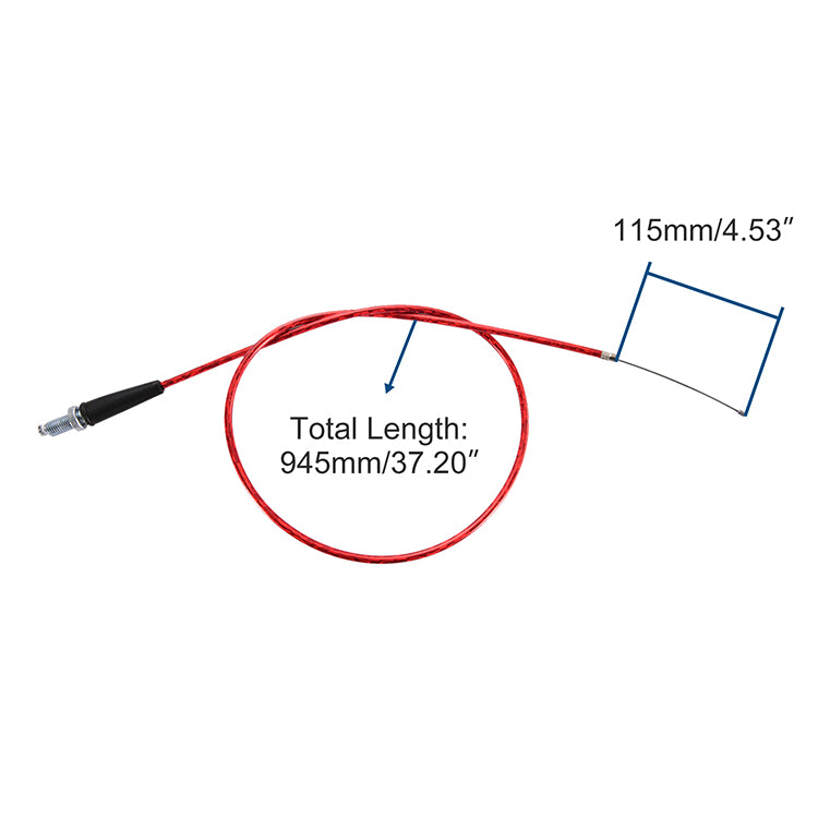 GOOFIT 33.27" Motorcycle Throttle Cable with Laser Tube Replacement For 50cc 70cc 90cc 110cc 125cc China Moped Scooter Chinese Scooter ATV Quad Go Kar