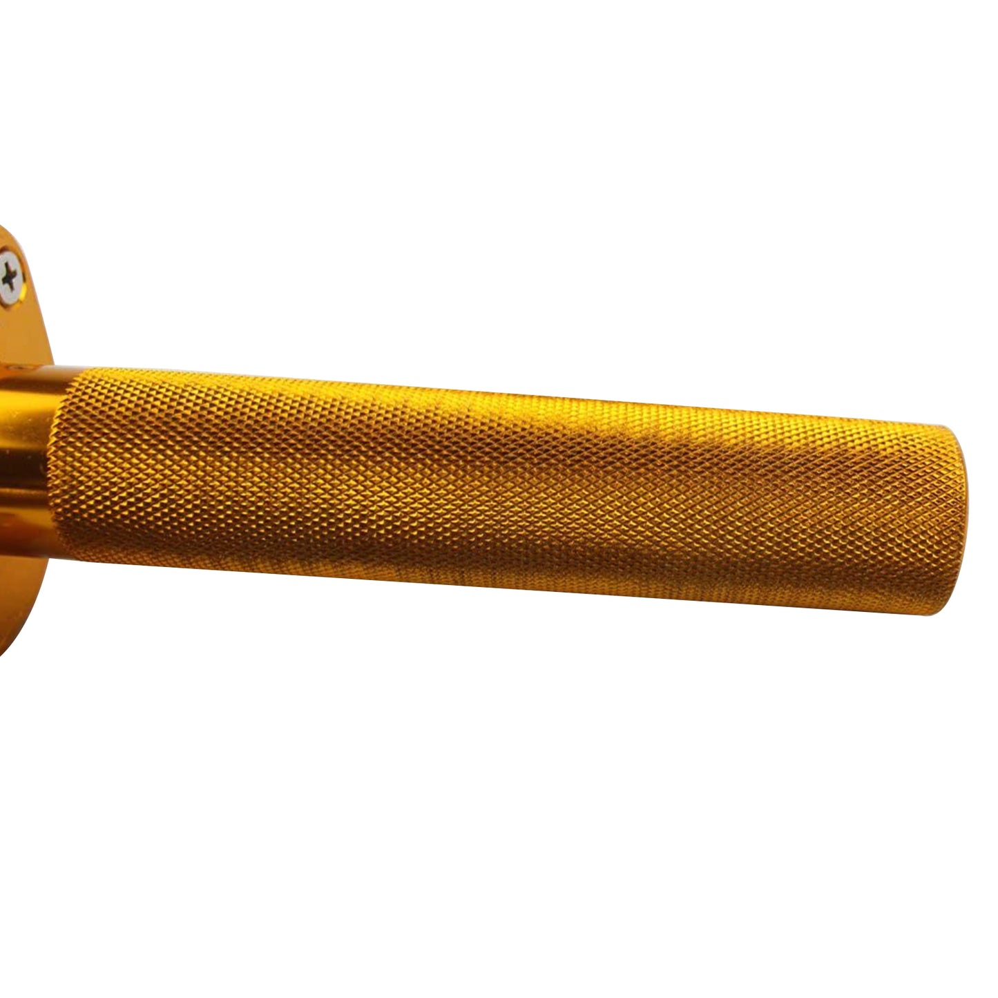 GOOFIT 7/8'' Motorcycle CNC Aluminum Twist Throttle Grips Clamp Replacement For Pit Bike Go Kart Gold