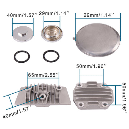 GOOFIT Cylinder Head Cover Sets Replacement For 125cc ATV Dirt Bike Go Kart