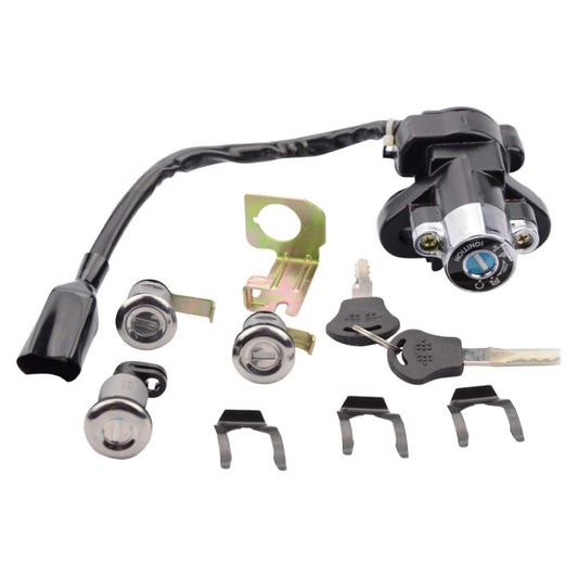 GOOFIT Ignition Switch Key Lock Set Replacement for Jonway YY250T 250cc Moped Scooter
