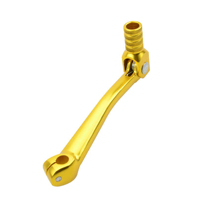GOOFIT YELLOW Motorcycle CNC Aluminum Folding Gear Shift Lever Fit 110cc Gear Lever Replacement For Most of Motorcycle ATV Dirt Pit Bikes Parts Shifte