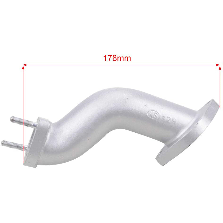 GOOFIT 30mm S-shaped Intake Manifold Pipe Replacement For CG 250cc ATV Dirt Bike Go Kart
