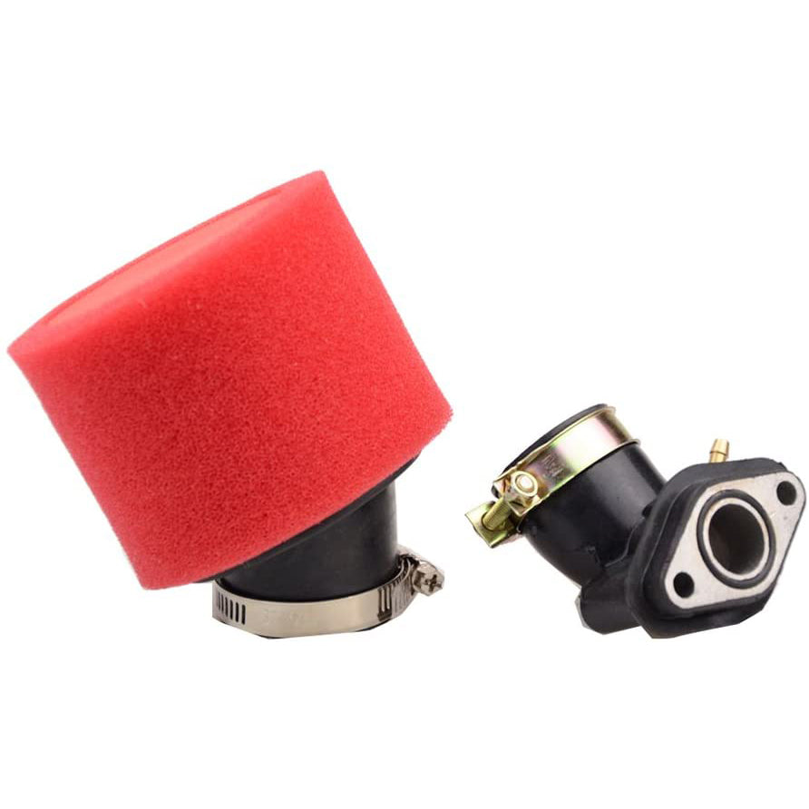 GOOFIT PD18J Carburetor Air Filter Intake manifold Throttle Cable Replacement For GY6 50cc Scooter Go Karts Moped