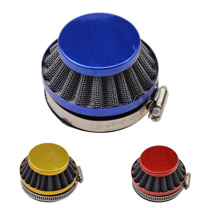 GOOFIT 58mm Air Filter Replacement for 2 Stoke Engine 47cc 49cc Refit Carburetor Steel Wire Mesh Filter Mini Pocket Bike ATV